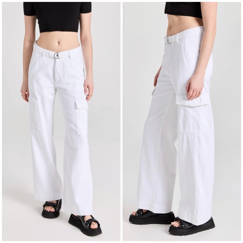 DL1961 Zoie Wide Leg Relaxed Vintage Jeans White 27